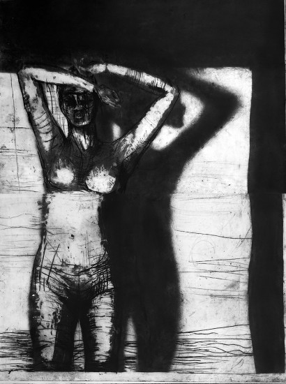 Odbicie | algrafia | 100 x 140 cm